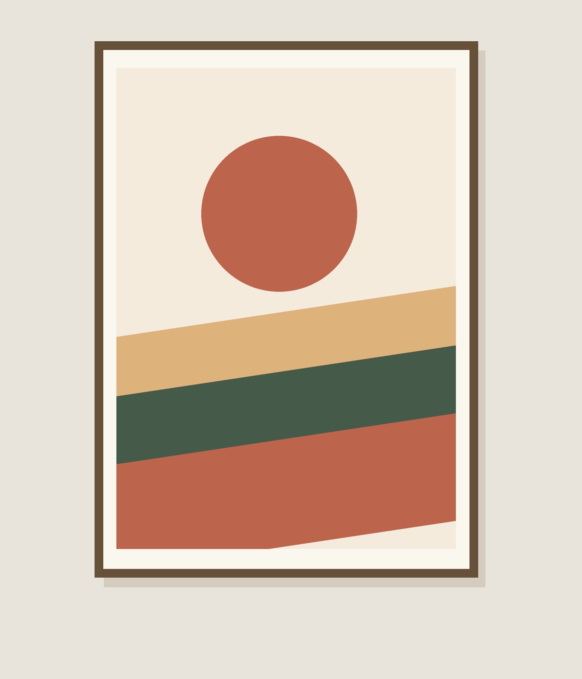 Arte de composição geométrica